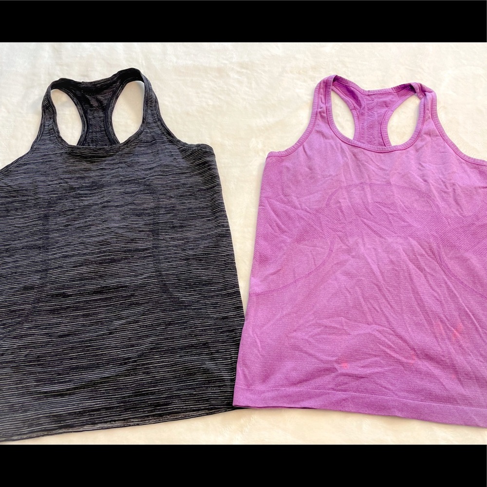 Women’s lululemon workout swiftly tanks size 10